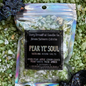 Pear Ye' Soul Sizzling Room Salt Crystal Potpourri: Anjou Pear Apple Lemon Leaves Peony White Musk Amber Scent