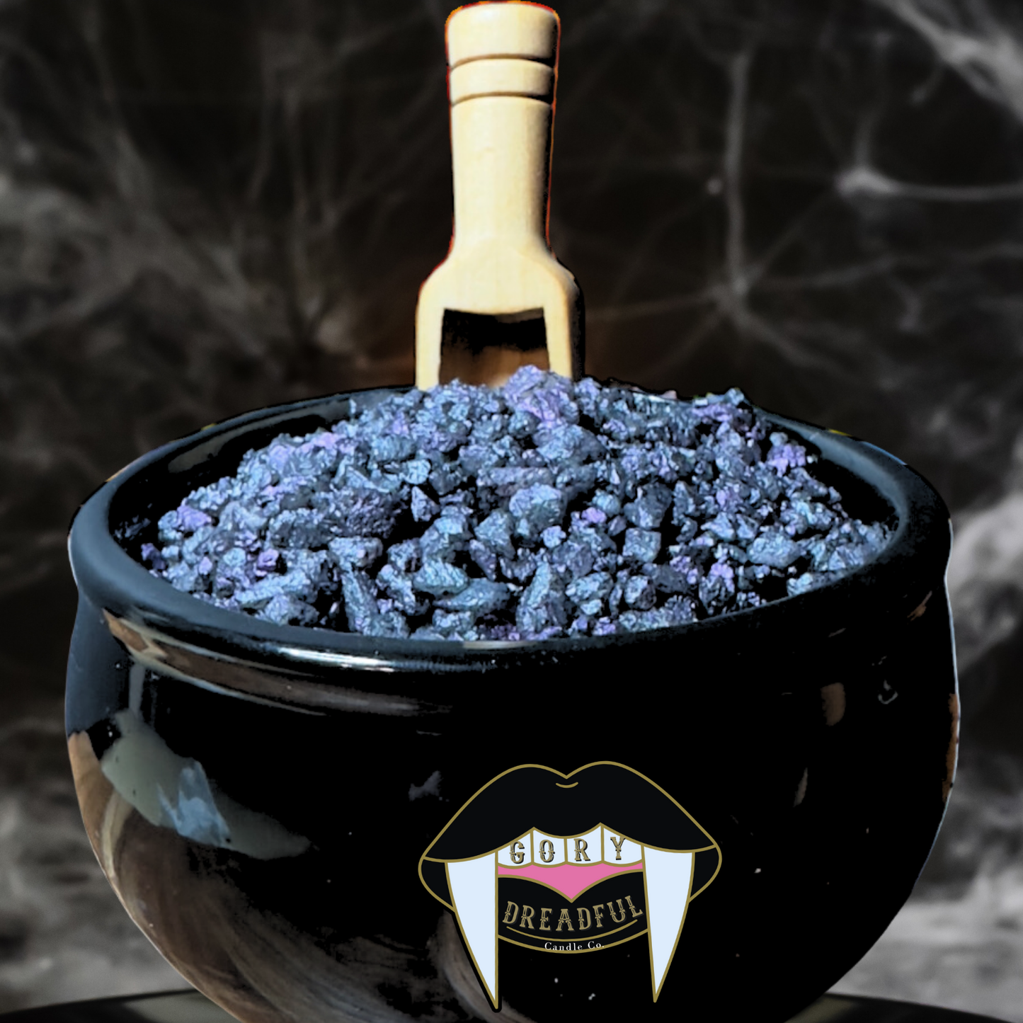 Plum Spooky Sizzling Room Salt Crystal Potpourri: Plum Cinnamon Patchouli Leaf Cashmere Woods Scent