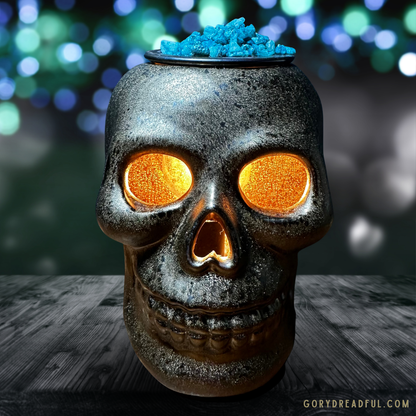 Skeleton Tears Sizzling Room Salt Crystal Potpourri: Pumpkin Pear Cassia Bourbon Scent