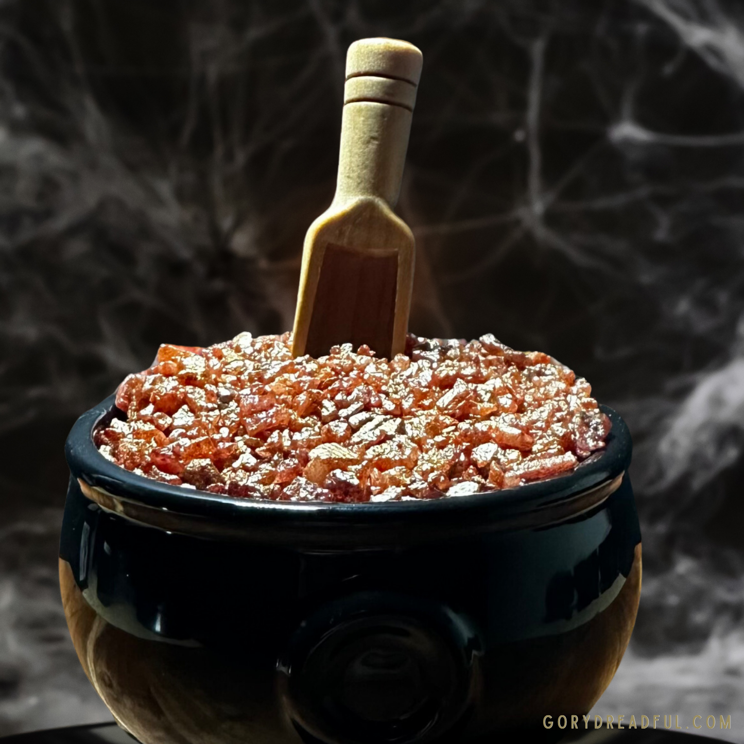 Sleepy  Hollow Sizzling Room Salt Crystal Potpourri: Mahogany Pumpkin Scent