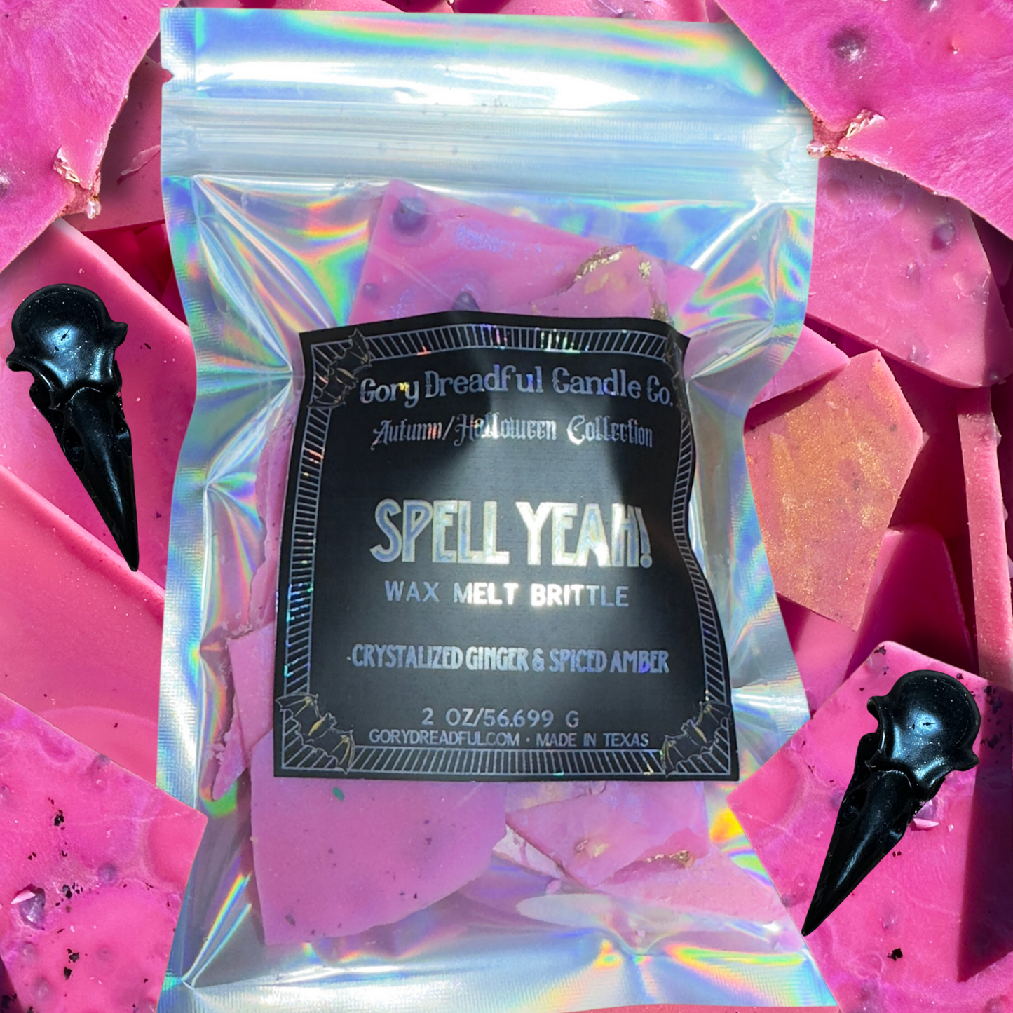 Spell Yeah! Wax Melt Brittle: Crystallized Ginger & Spiced Amber Scent