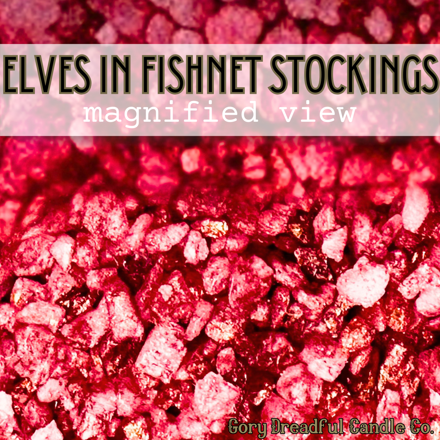 Elves in Fishnet Stockings Sizzling Room Salt Crystal Potpourri: Winter Red Currant Musk