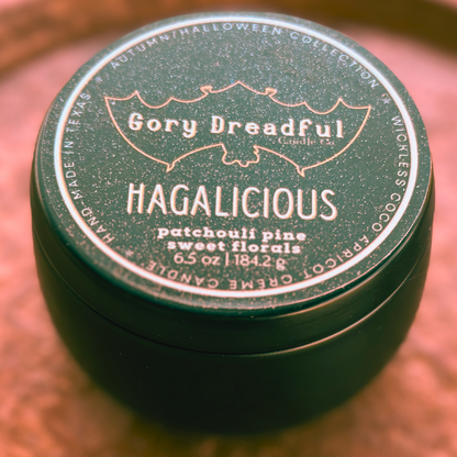 Hagalicious Wickless Candle: Patchouli Pine Sweet Florals Scent