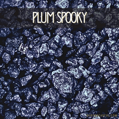 Plum Spooky Sizzling Room Salt Crystal Potpourri: Plum Cinnamon Patchouli Leaf Cashmere Woods Scent