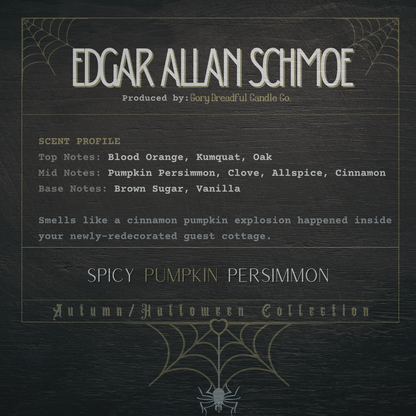 Edgar Allan Schmoe Wax Melt Chunkies: Spicy Pumpkin Persimmon Scent