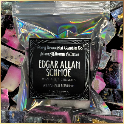 Edgar Allan Schmoe Wax Melt Chunkies: Spicy Pumpkin Persimmon Scent