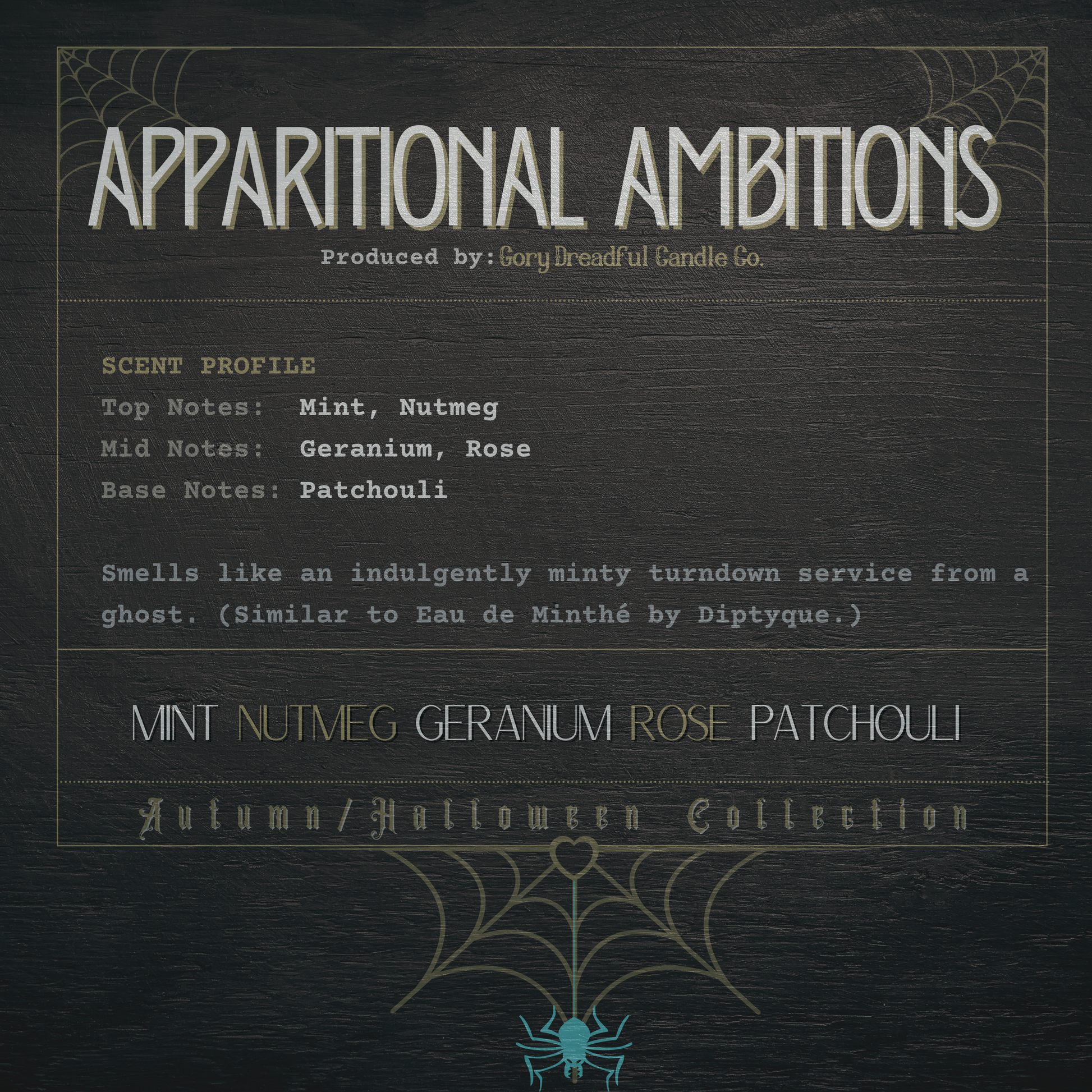 Apparitional Ambitions Scent by Gory Dreadful