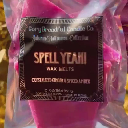 Spell Yeah! Wax Melt Brittle: Crystallized Ginger & Spiced Amber Scent